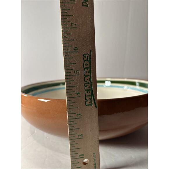 Stangl Pottery Country Garden 12" Round Serving Salad Bowl USA 1960s - Picture 4 of 6